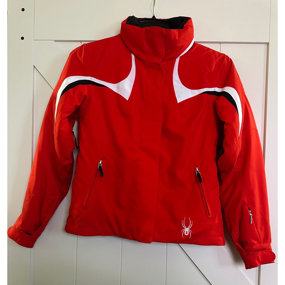 Spyder Red Ski /Snow Jacket Ladies Size 8 NWOT Waterproof Insulated Winter Coat‎